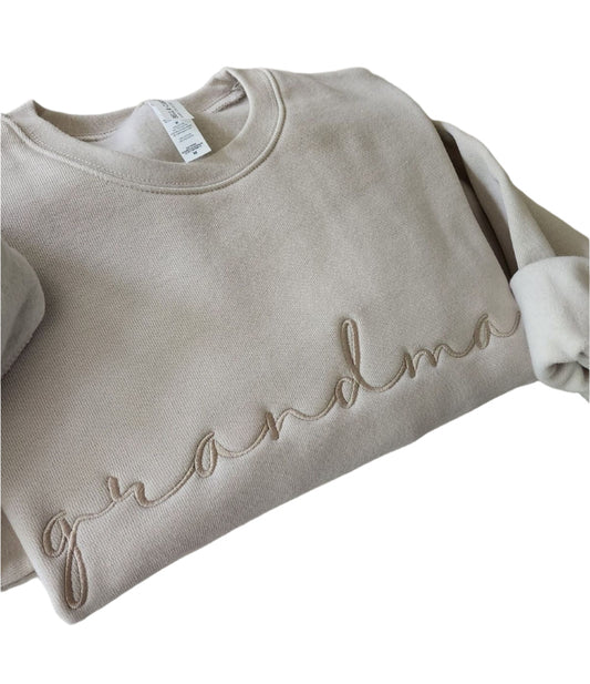 Snuggle Script Pullover