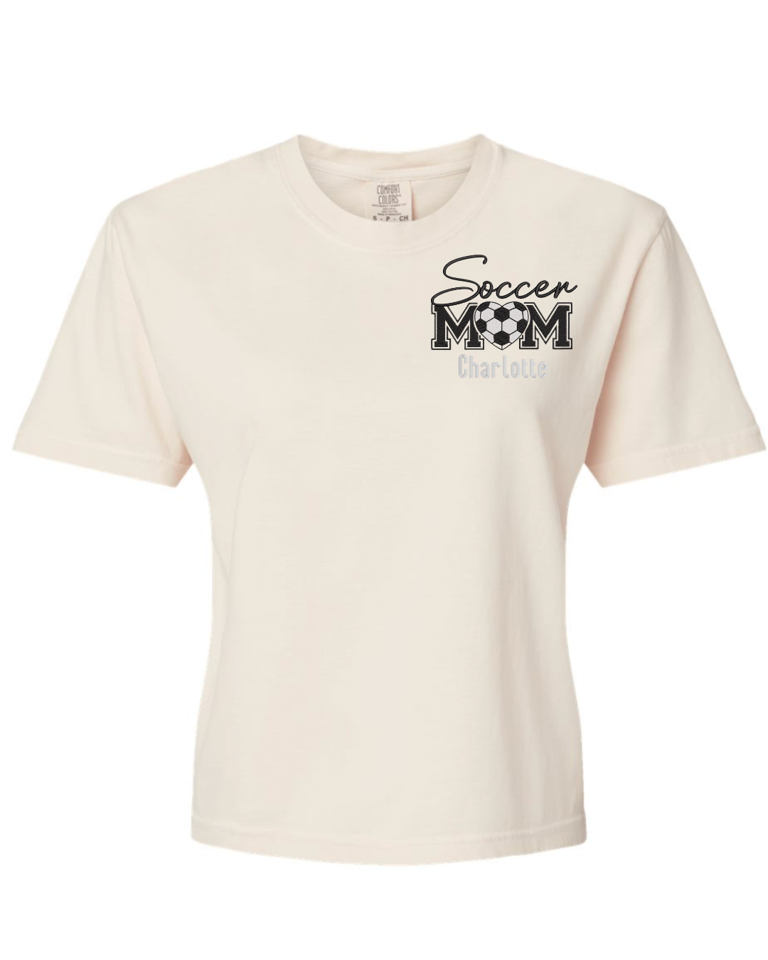 Soccer Mom T-Shirt – Personalized with Kid’s Name - Boxy Fit
