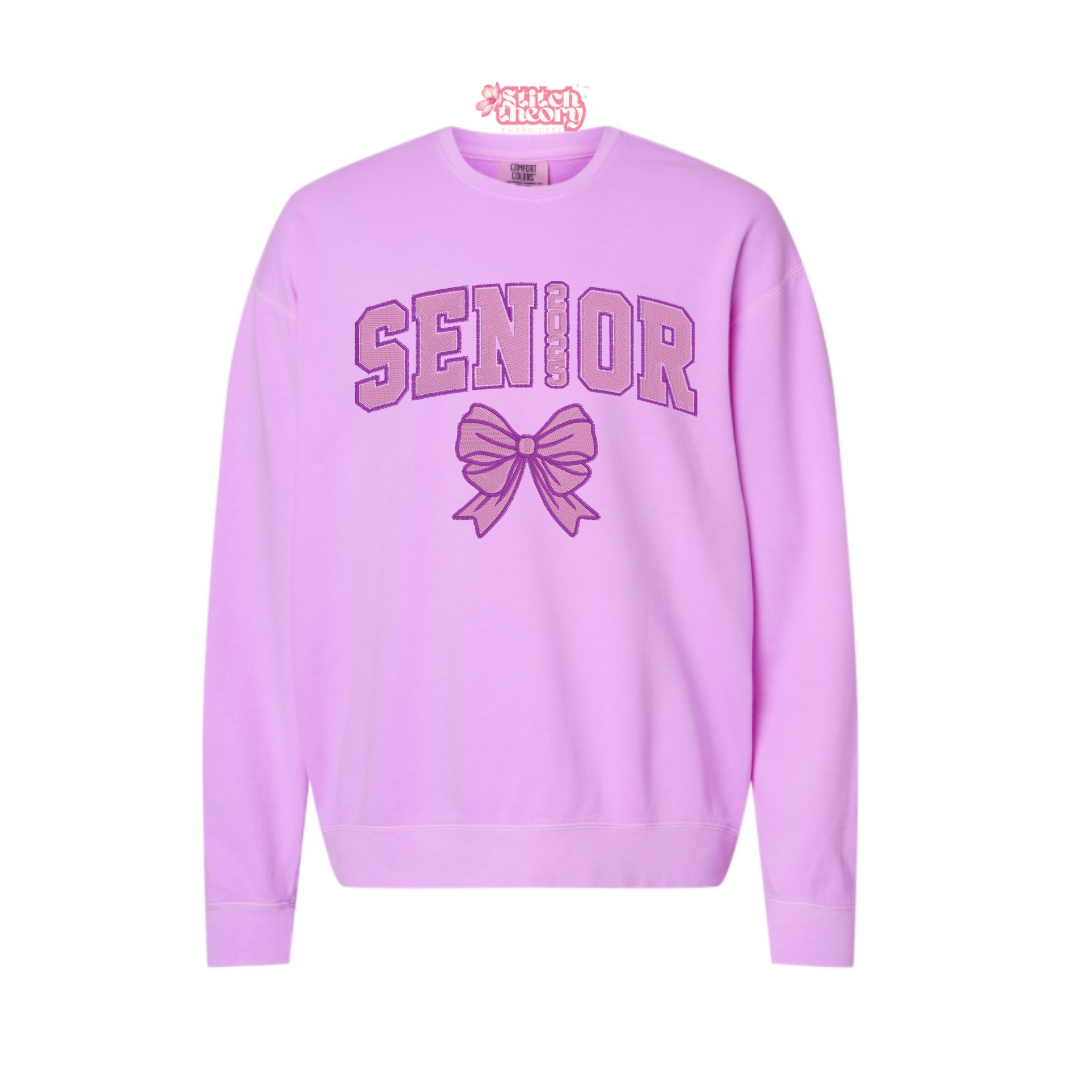 Monochrome Senior Bow Lightweight Crewneck