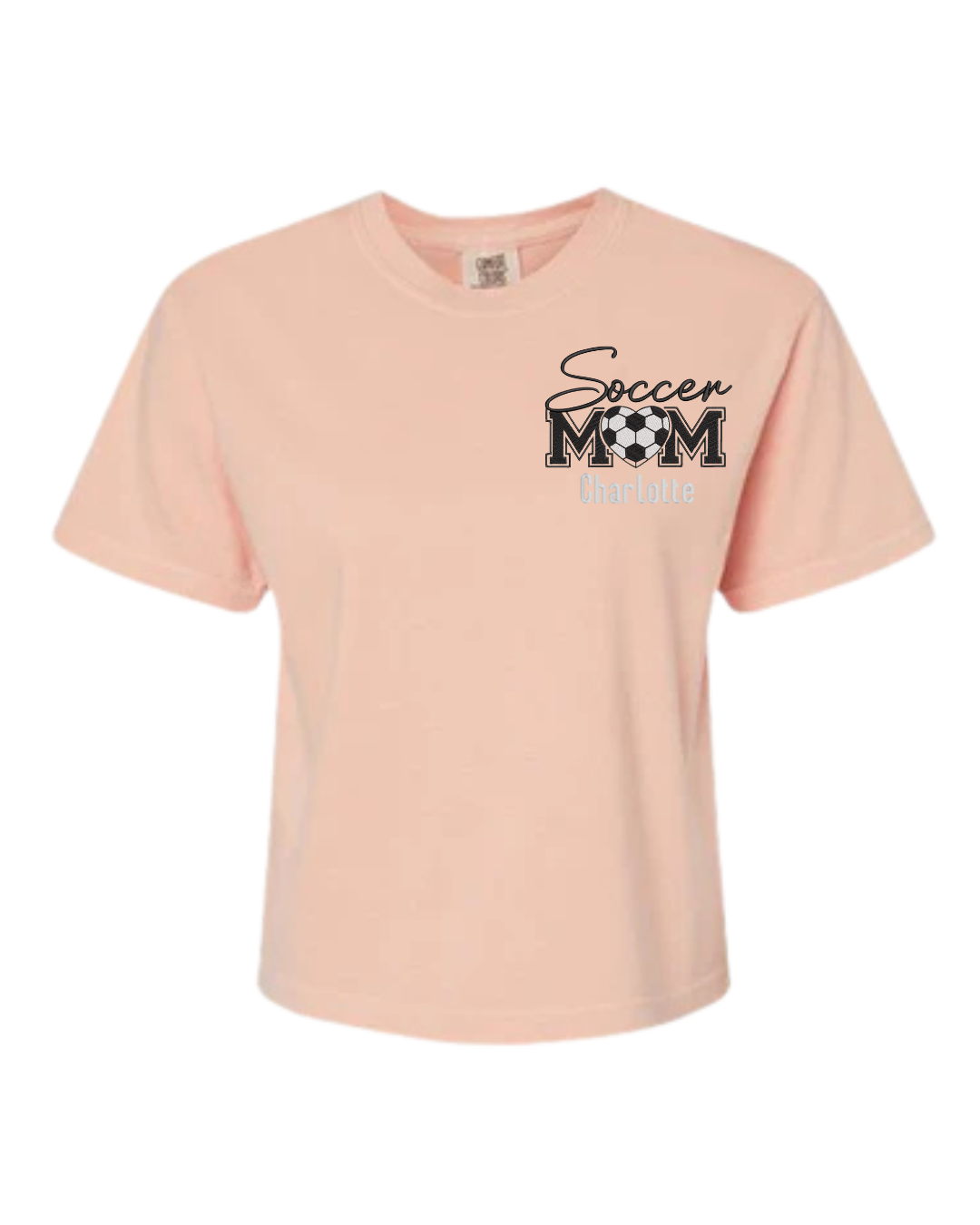 Soccer Mom T-Shirt – Personalized with Kid’s Name - Boxy Fit