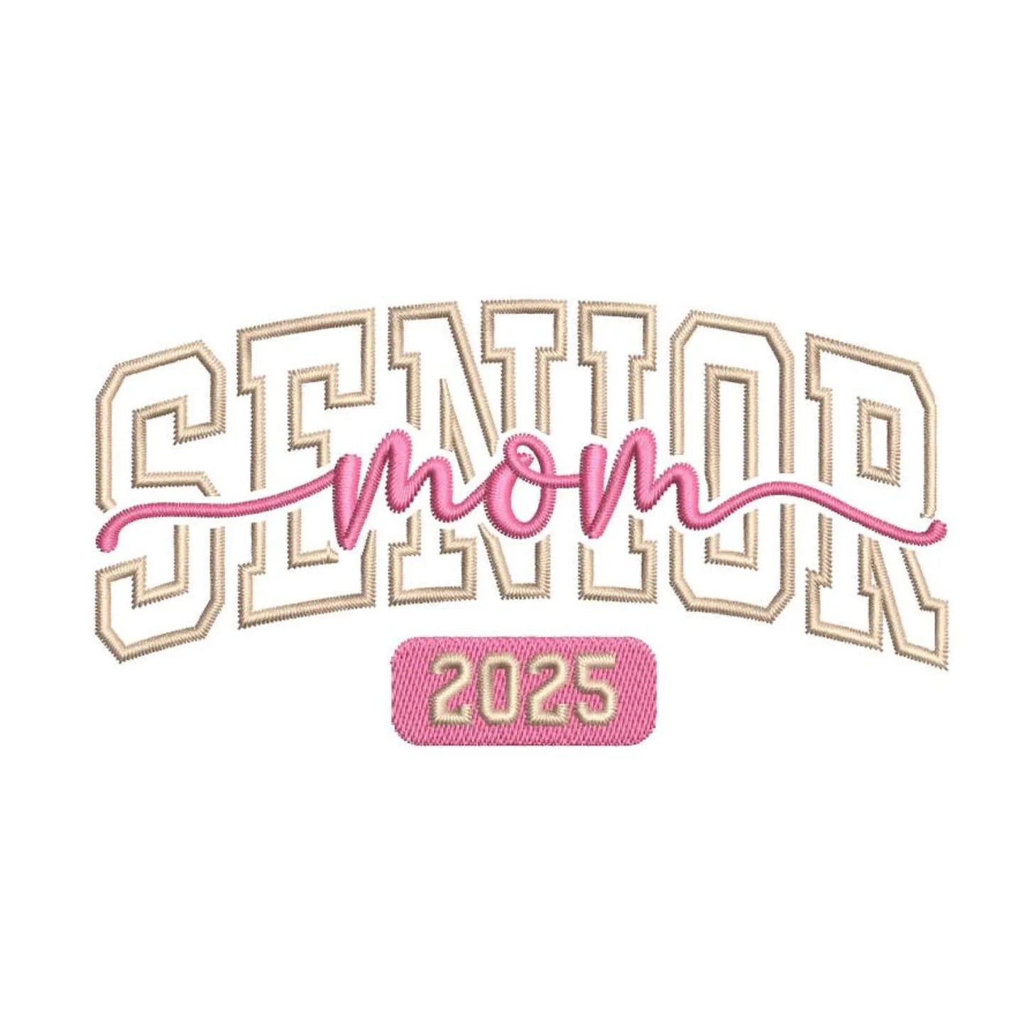 Custom Senior Mom 2025 Sweatshirt – Personalized Colors + Optional Graduation Sleeve