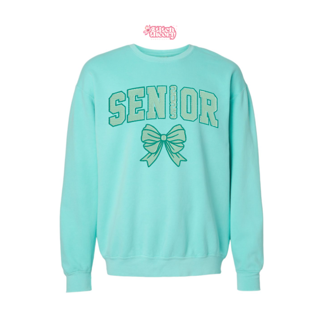 Monochrome Senior Bow Lightweight Crewneck