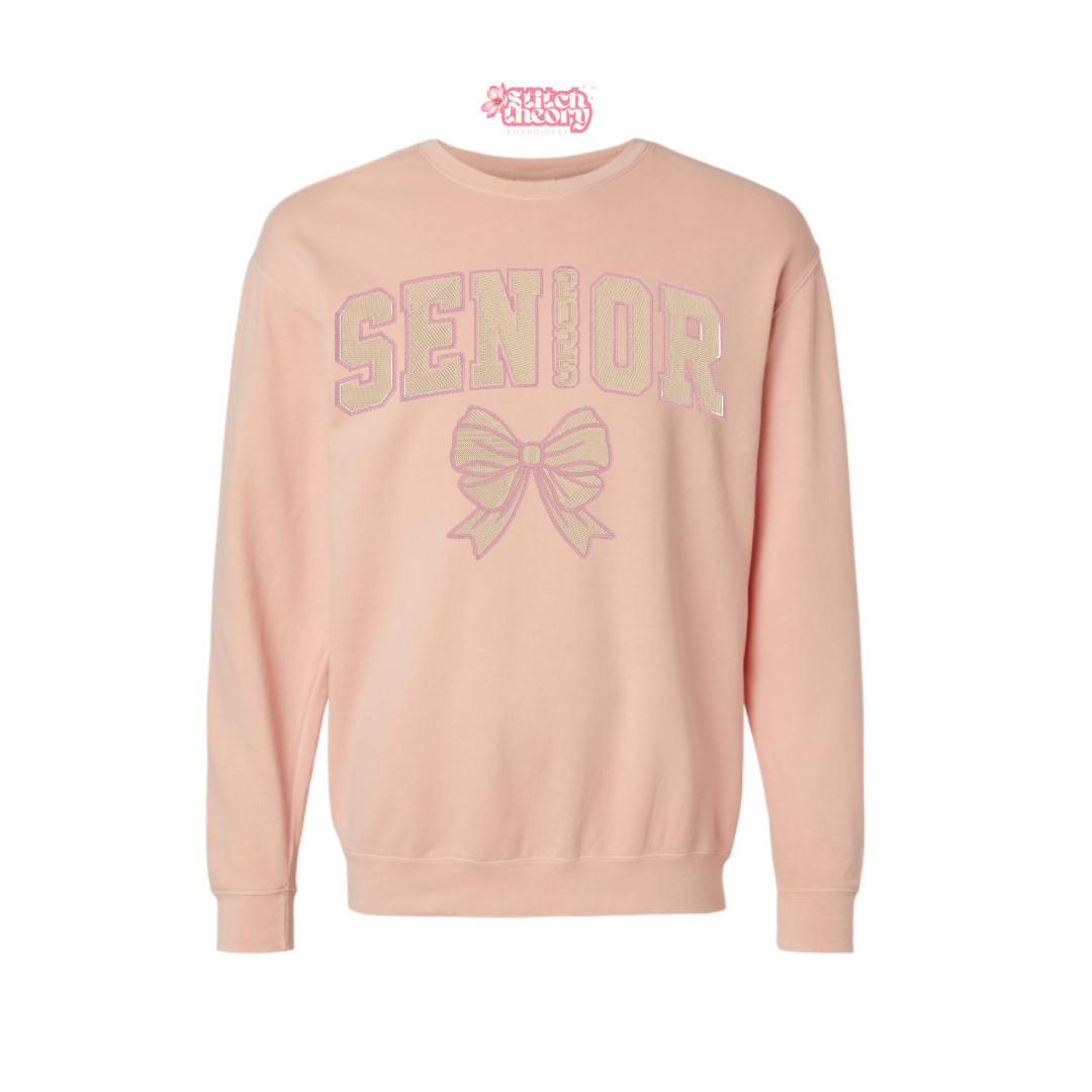 Monochrome Senior Bow Lightweight Crewneck